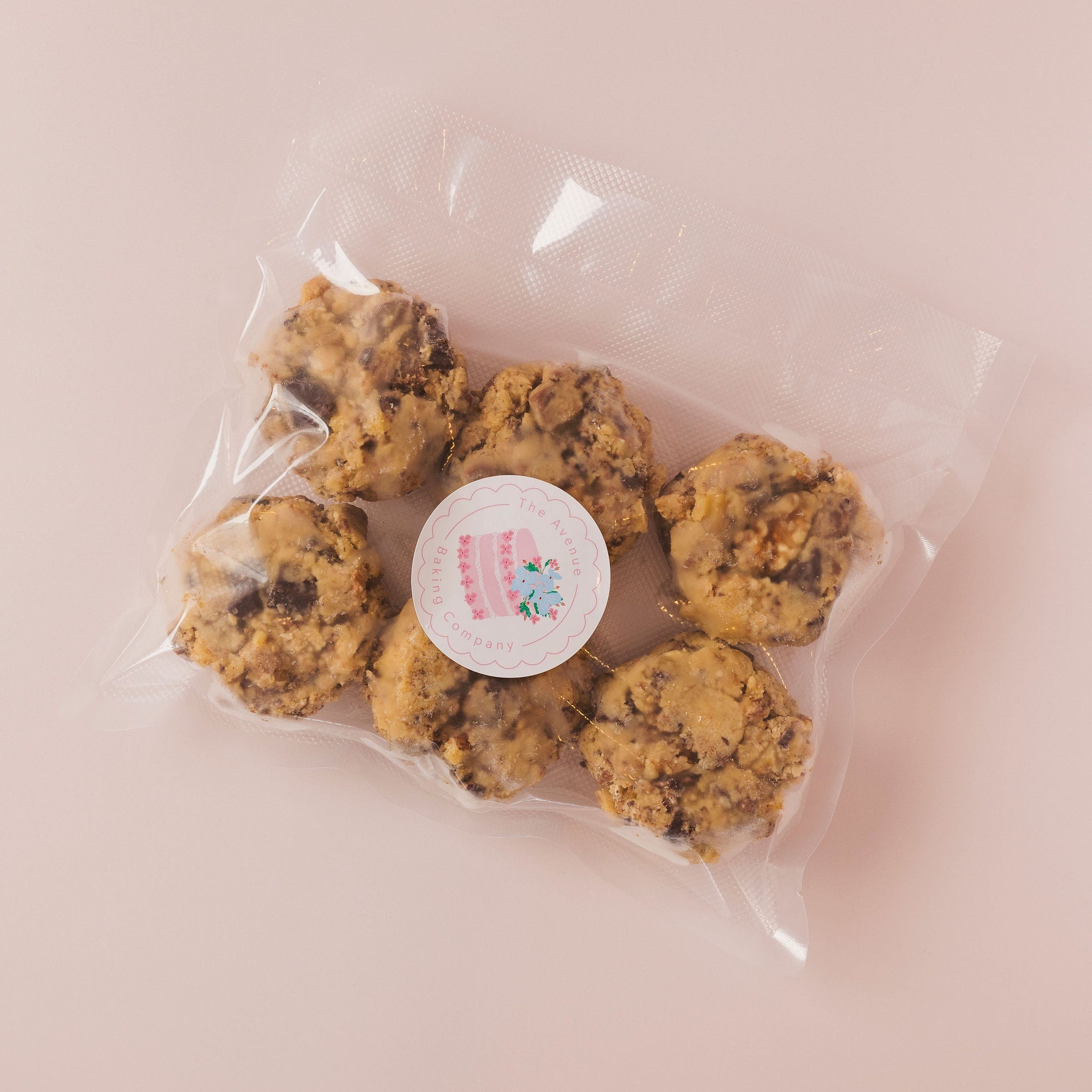 Bake at home chunky choc chip cookies